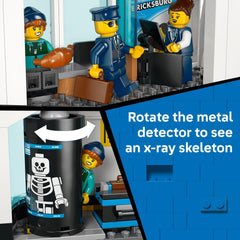 LEGO City Airport walk-through detector with X-ray skeleton feature