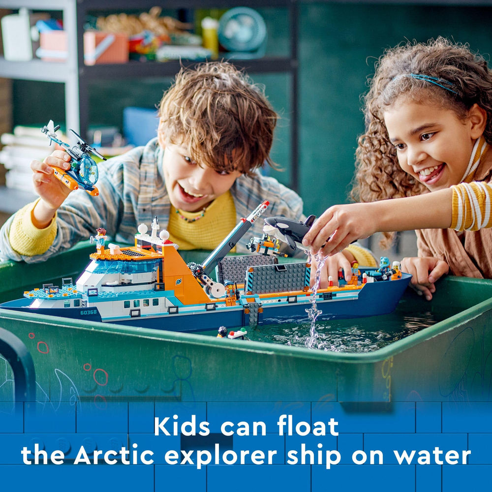 LEGO City Arctic Explorer Ship dinghy enables quick crew launches