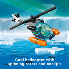 LEGO City Arctic Explorer Ship ROV sub reveals underwater investigation play