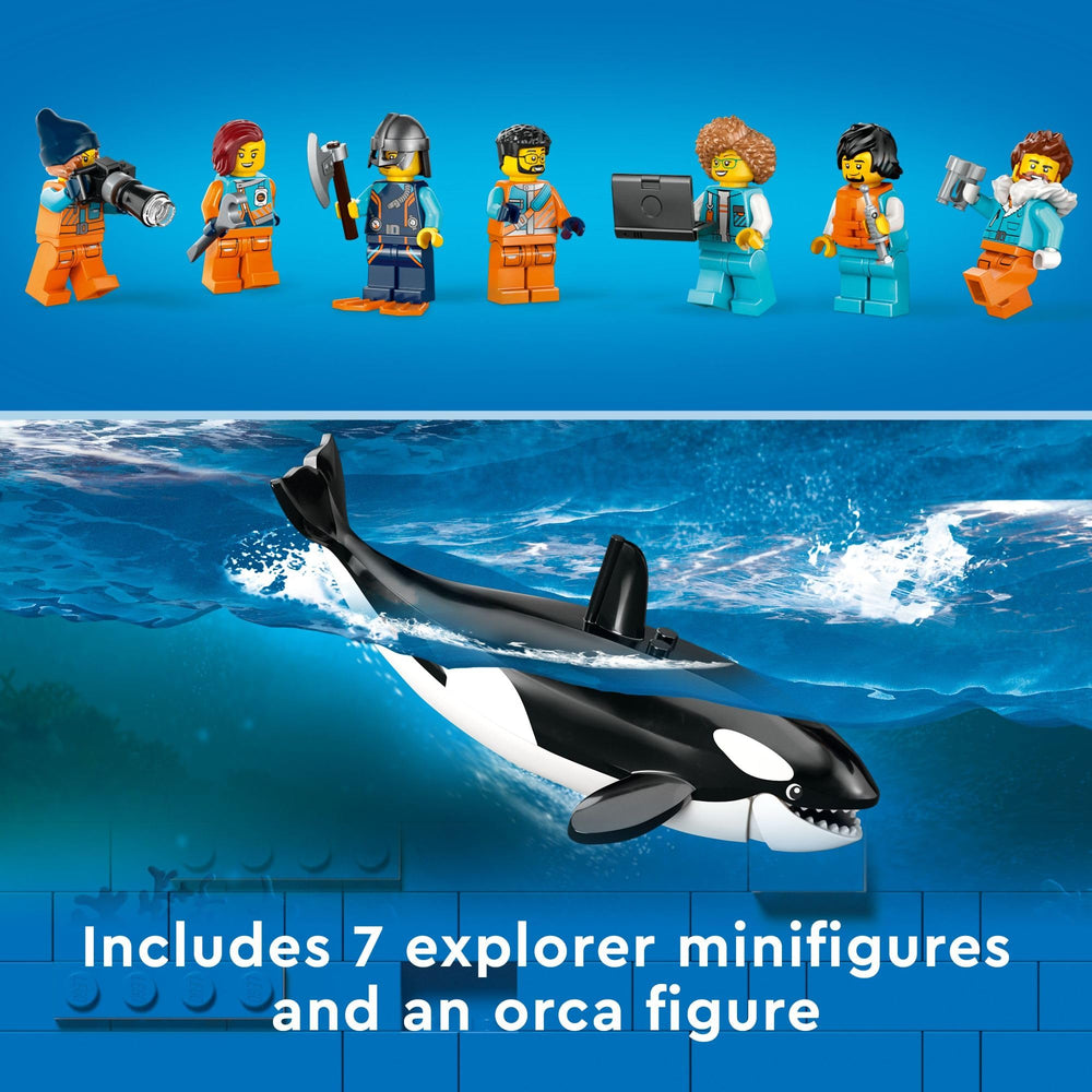 LEGO City Arctic Explorer Ship treasure chest sparks treasure-seeking stories