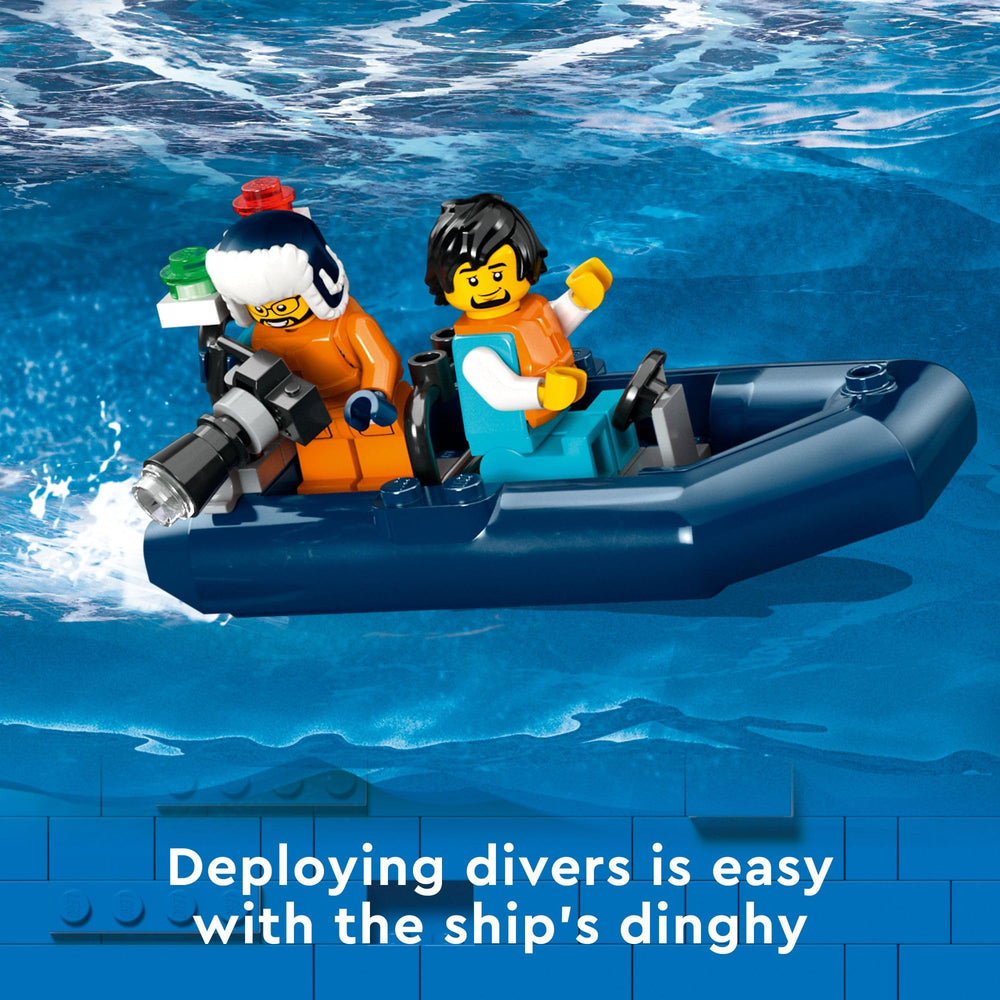 LEGO City Arctic Explorer Ship Viking shipwreck sparks treasure-hunt stories