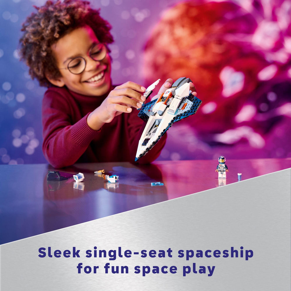 LEGO City astronaut-figure supports space missions and storytelling.
