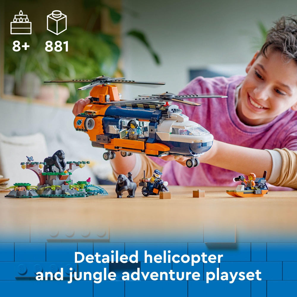 LEGO City Base Camp in the jungle for imaginative expeditions