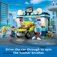 LEGO City Car Wash minifigures added for role play scenarios