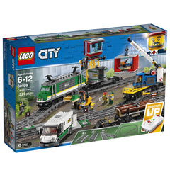 LEGO City Cargo Train container wagon carrying colorful cargo containers