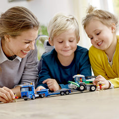 LEGO City combine harvester with removable harvesting tool