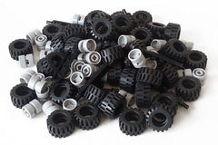 LEGO City complete wheel-assembly with 20 axles and 40 wheels for durable city builds