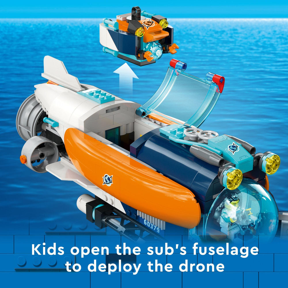 LEGO City Deep-Sea Explorer Submarine mech diving suit enables seabed missions