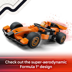 LEGO City F1 Driver minifigure included for action-packed races