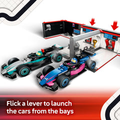 LEGO City F1 mechanic minifigures enhance team play
