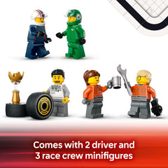 LEGO City F1 trophy and guide support collection and play