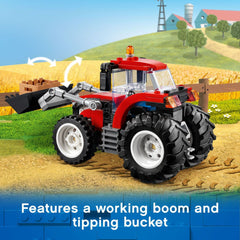 LEGO City farmer minifigure introduces role-play farming stories.
