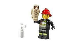 LEGO City Forest Fire 60247 sleepy owl figure adds whimsy to play