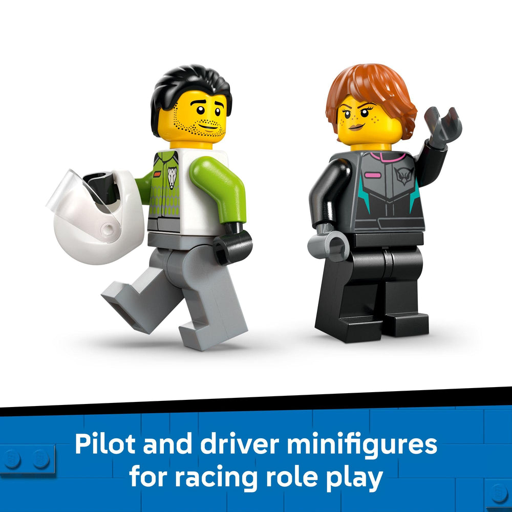 LEGO City Jet vs Car gift-ready box ideal for birthdays.