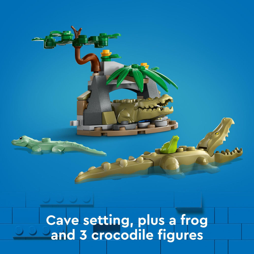 LEGO City Jungle Explorer Water Plane map and camera boost storytelling detail