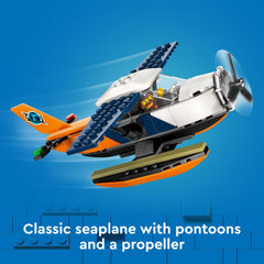 LEGO City Jungle Explorer Water Plane minifigs ready for pretend photo missions