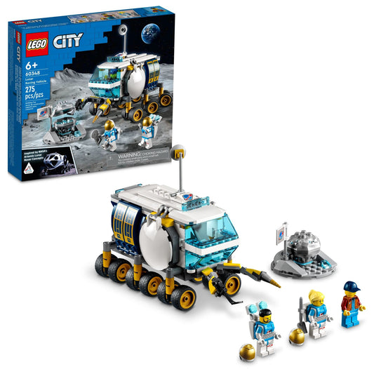 LEGO City Lunar Rover model for space exploration play
