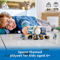 LEGO City Lunar Rover with 12 wheels enables smooth movement