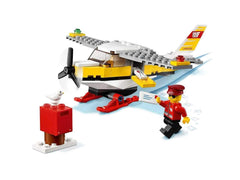 LEGO City Mail Plane letter and bird figure spark storytelling