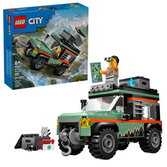 LEGO City Off-Road 4x4 Mountain Truck with rugged build for immersive play