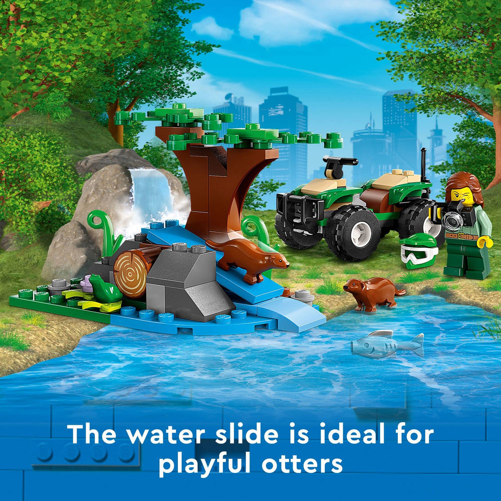 LEGO City otter and frog figures expand animal-themed storytelling.