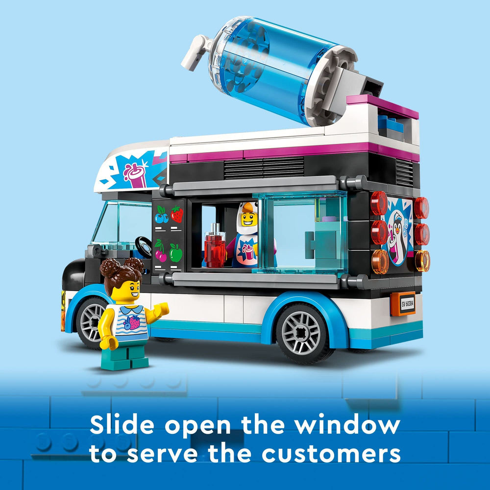 Penguin vendor minifigure adds playful role-play to LEGO City