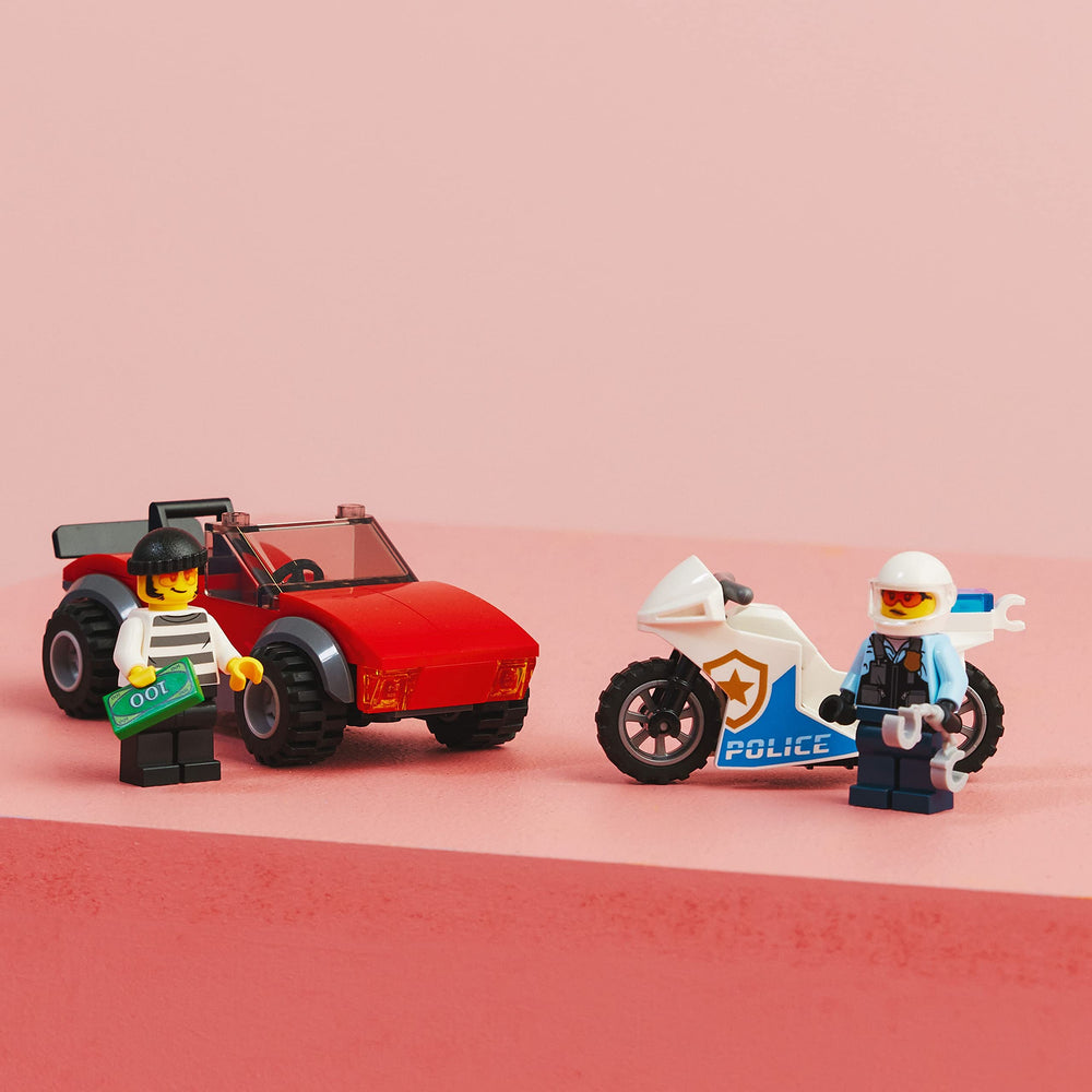 LEGO City Police Bike Chase Builder app guide enables interactive building