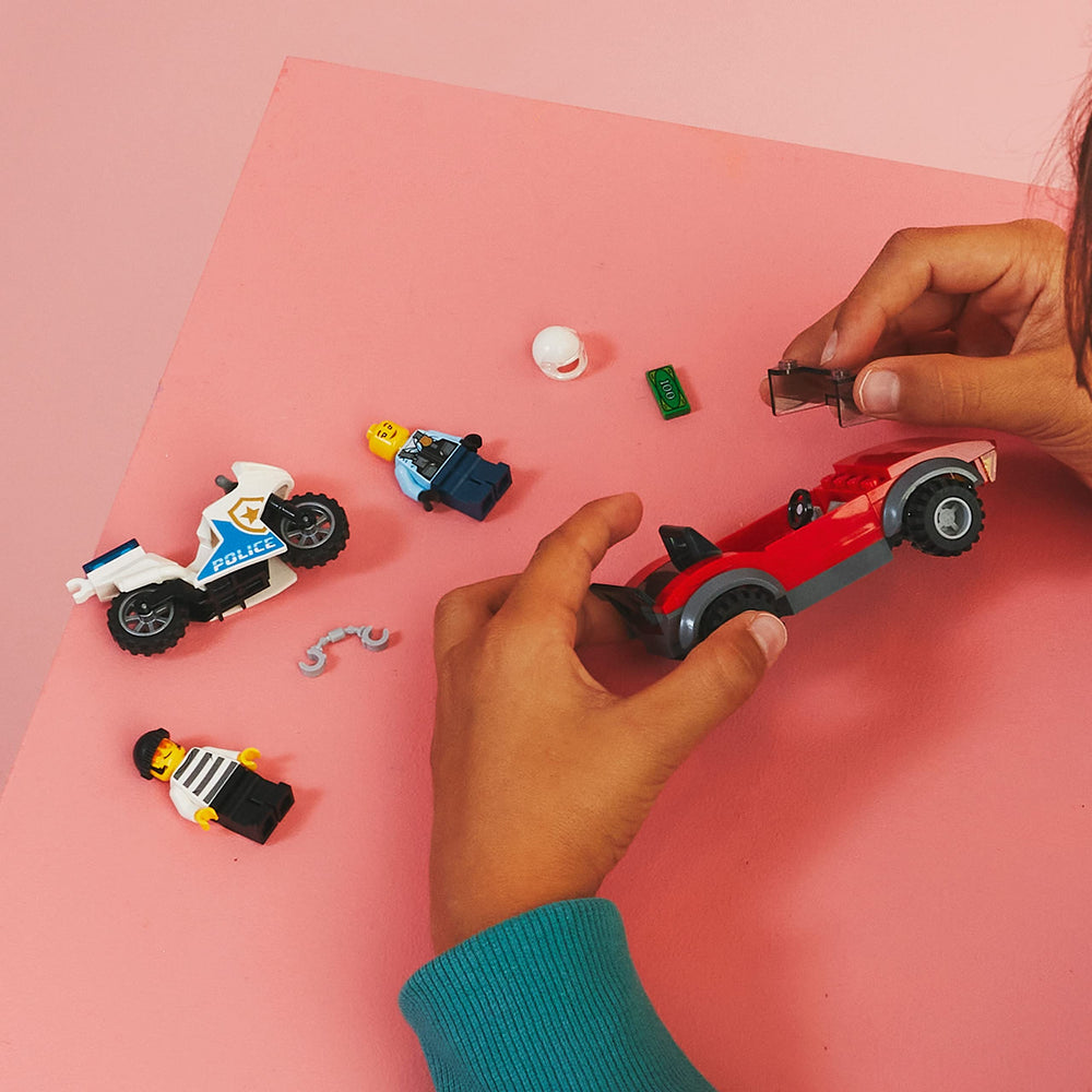 LEGO City Police Bike Chase handcuffs accessory for role-play
