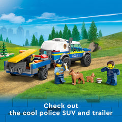LEGO City police dog training jump bar adds agility play to scenarios