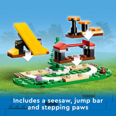 LEGO City police dog training stepping paws helps practice footing and coordination