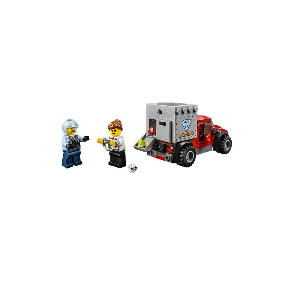 LEGO City Police Helicopter Chase Sam Grizzled figure close-up for hero moments.