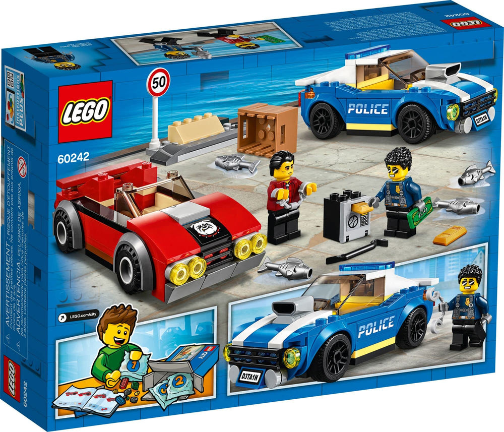 LEGO City Police Highway Arrest building guide helps kids learn while building.