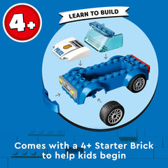 LEGO City Police Station Chase 60370 starter brick and pictorial building guide.