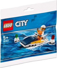 LEGO City Racing Boat Polybag 30363 hero image, quick-build city water play
