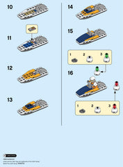 LEGO City Racing Boat Polybag 30363 packaging, portable polybag for gifting