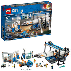 LEGO City Rocket Assembly rocket ready for launch, inviting space adventures