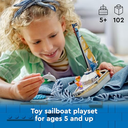 LEGO City Sailboat minifigs boost role-play on deck