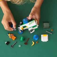 LEGO City Street Sweeper minifigure driver included for role play
