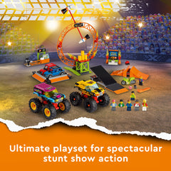 LEGO City Stunt Show Arena 60295 monster truck 2 showing crowd-pleasing power
