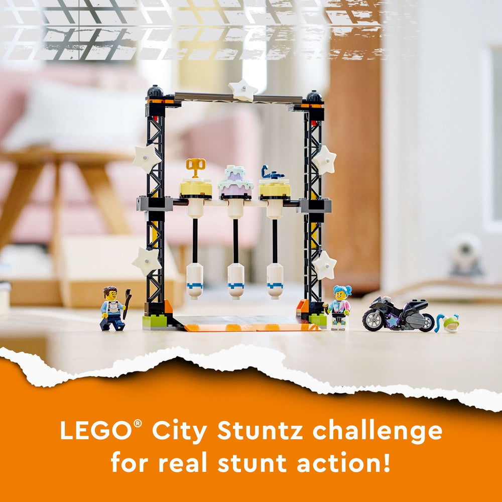 LEGO City Stuntz stunt bike delivering fast action and repeatable launches.