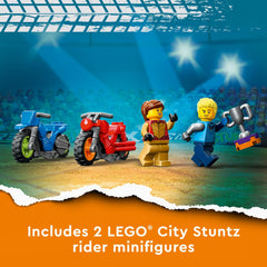 LEGO City Stuntz Spinning Stunt Challenge build guide visual aid