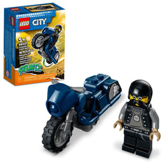 LEGO City Stuntz Touring Stunt Bike 60331 front view – flywheel action for dynamic play