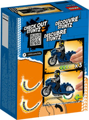 LEGO City Stuntz Touring Stunt Bike Lone Wolf Biker minifigure – iconic stunt partner