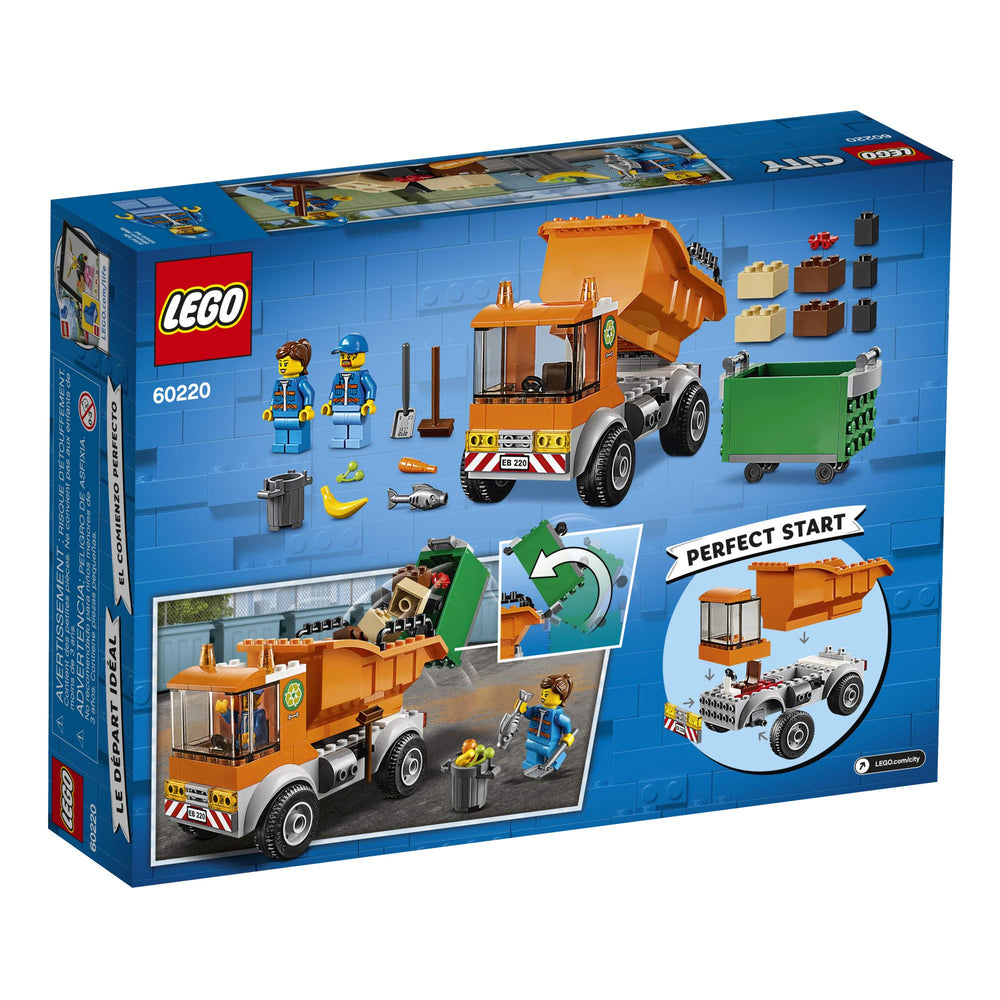 LEGO City Waste collector minifigures add character to pretend chores.