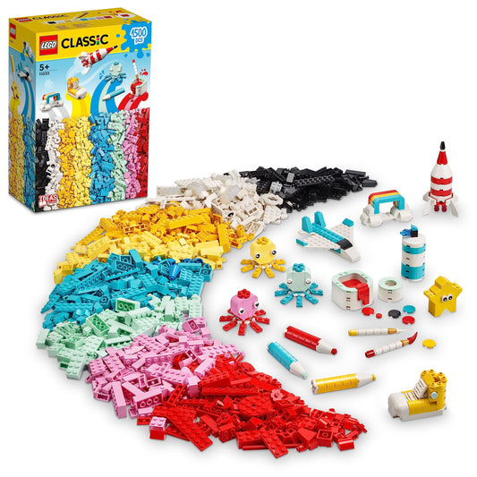 LEGO Classic 11032 colorful bricks pile sparks imaginative play and creativity