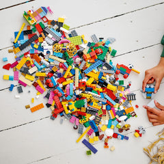 LEGO Classic 90 Years of Play fits gift-giving with timeless packaging.
