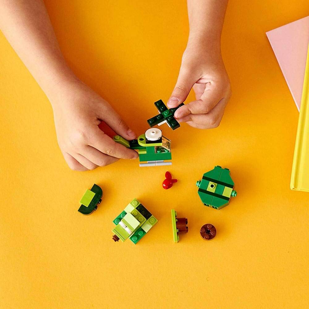 LEGO Classic brick pile showcases versatile bricks to expand creative options.