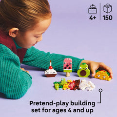LEGO Classic Food Friends ice cream scene invites storytelling and collaborative play.