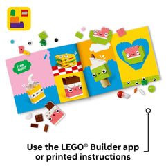 LEGO Classic Food Friends taco photo supports role-play eating adventures.