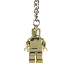 LEGO Classic Golden Figure Keychain 852688, ideal for display and collection.